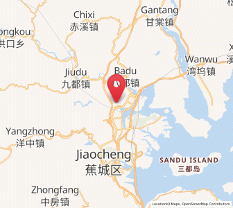 Map of Qidu, Fujian