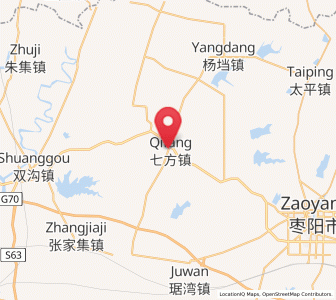 Map of Qifang, Hubei