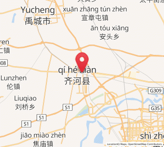 Map of Qihe, Shandong