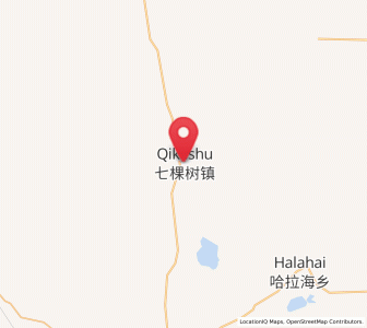 Map of Qikeshu, Heilongjiang