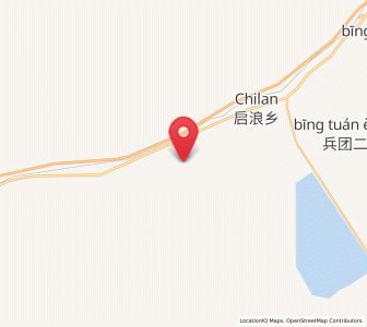 Map of Qilan, Xinjiang