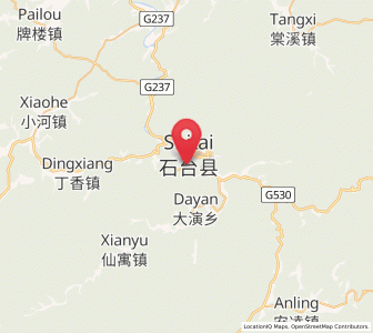 Map of Qili, Anhui