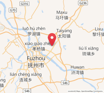 Map of Qiligang, Jiangxi