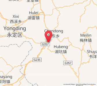 Map of Qiling, Fujian