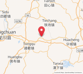 Map of Qiling, Guangdong