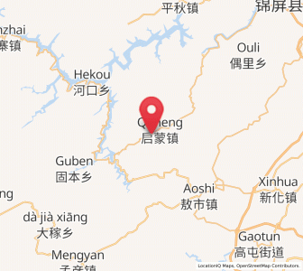 Map of Qimeng, Guizhou
