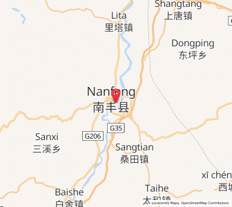 Map of Qincheng, Jiangxi