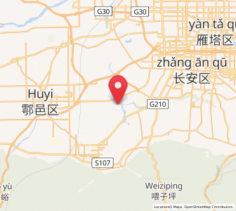 Map of Qindu, Shaanxi