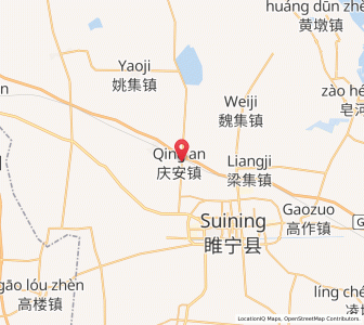Map of Qing’an, Jiangsu