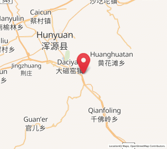 Map of Qingciyao, Shanxi