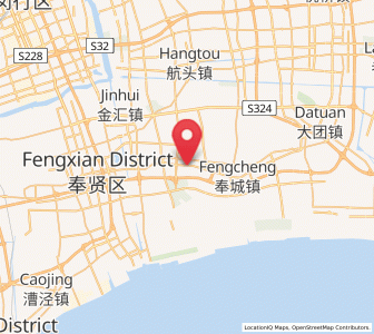 Map of Qingcun, Shanghai