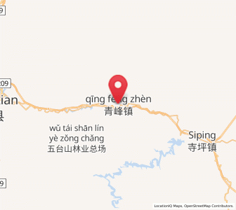 Map of Qingfeng, Hubei