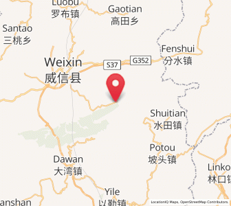 Map of Qingfenglin, Yunnan