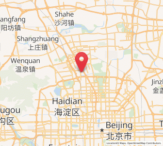 Map of Qinghe, Beijing