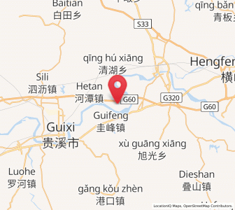 Map of Qinghu, Jiangxi