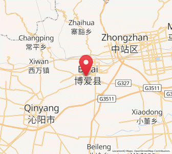 Map of Qinghua, Henan