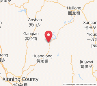 Map of Qingjiangqiao, Hunan