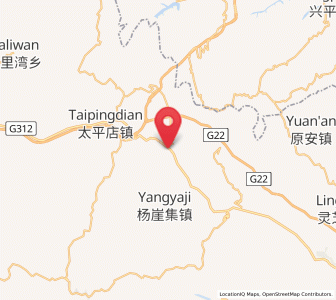 Map of Qingjiangyi, Gansu