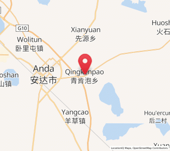 Map of Qingkenpao, Heilongjiang