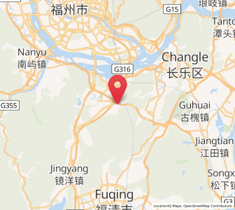 Map of Qingkou, Fujian