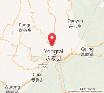 Map of Qingliang, Fujian