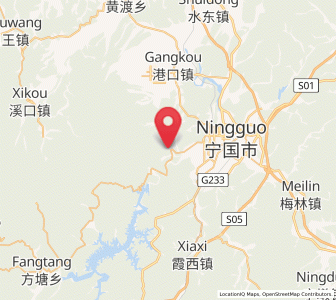 Map of Qinglong, Anhui