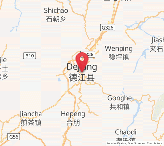 Map of Qinglong, Guizhou
