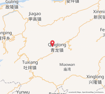 Map of Qinglong, Chongqing