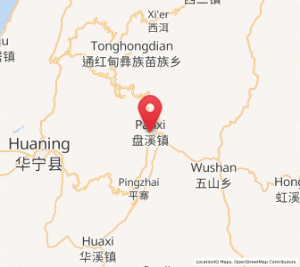Map of Qingnianlu, Yunnan