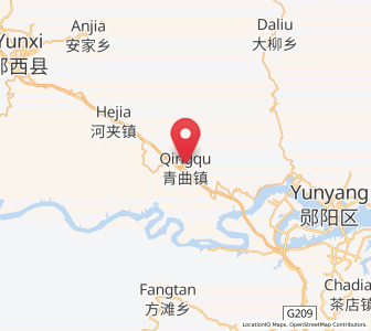 Map of Qingqu, Hubei