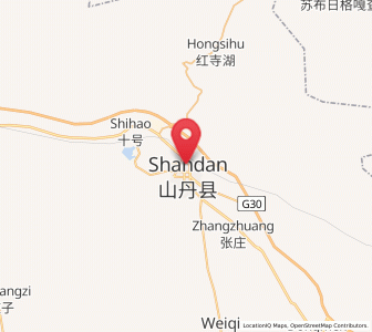 Map of Qingquan, Gansu