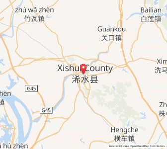 Map of Qingquan, Hubei