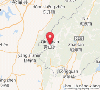 Map of Qingshan, Anhui