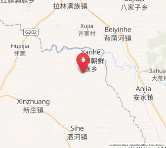 Map of Qingshan, Jilin