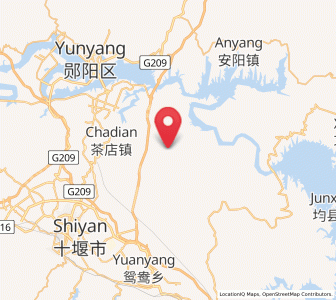Map of Qingshan, Hubei