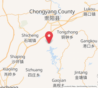 Map of Qingshan, Hubei