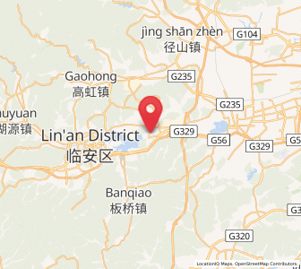 Map of Qingshanhu, Zhejiang