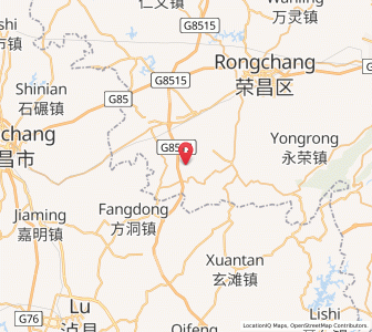 Map of Qingsheng, Chongqing