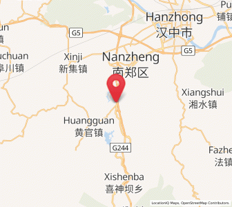 Map of Qingshu, Shaanxi