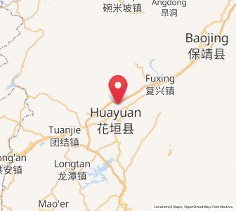 Map of Qingshui, Hunan