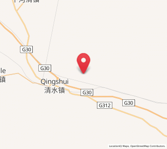 Map of Qingshui, Gansu
