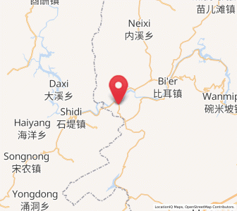 Map of Qingshuiping, Hunan
