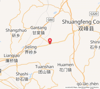 Map of Qingshuping, Hunan