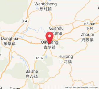 Map of Qingtang, Guangdong