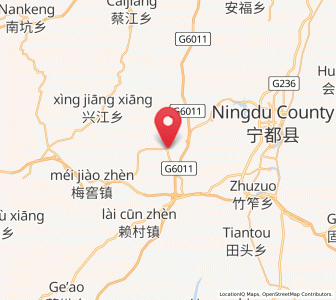 Map of Qingtang, Jiangxi
