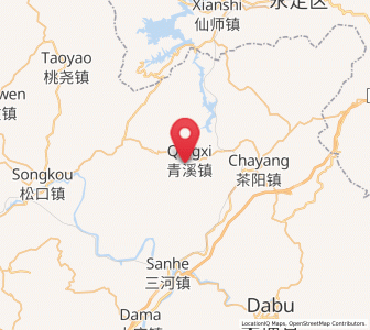 Map of Qingxi, Guangdong