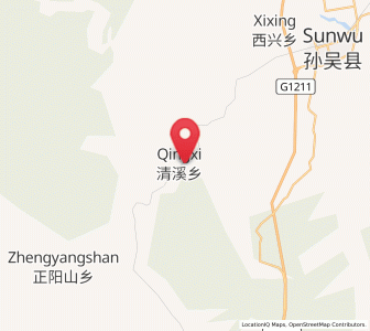 Map of Qingxi, Heilongjiang