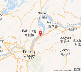 Map of Qingxi, Chongqing