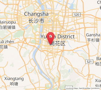 Map of Qingyuan, Hunan