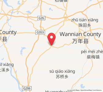 Map of Qingyun, Jiangxi
